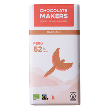 Laden Sie das Bild in den Galerie-Viewer, Chocolate Makers Dunkle Milchschokolade Peru 52%
